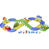 Hasbro - Peppa Pig All Around Peppa’s Town Set with Adjustable Track; Includes Vehicle and 1 Figure; 35+ Sounds; Ages 3 and Up