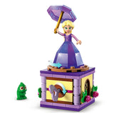 LEGO 43214 Disney Princess Twirling Rapunzel Buildable Toy with Diamond Dress Mini-Doll and Pascal the Chameleon Figure, Collectible Toys for Girls & Boys