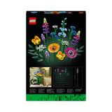 LEGO 10313 Icons Wildflower Bouquet Set, Artificial Flowers with Poppies and Lavender, Crafts for Adults, Home Décor, Valentine's Day Gifts for Her & Him, Botanical Collection