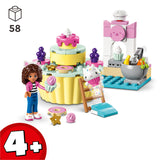 LEGO 10785 Gabby's Dollhouse Bakey with Cakey Fun Toy with Gabby and Cakey Cat Figures, Kitchen Playset with Cupcake to Decorate plus Accessories, Toys for Girls and Boys Aged 4+, Birthday Gift Idea