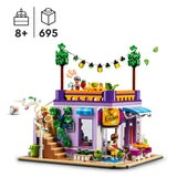 LEGO 41747 Friends Heartlake City Community Kitchen Playset with Toy Cooking Accessories, 3 Mini-Dolls plus Pet Churro the Cat Figure, Can Be Combined with Community Centre (41748)