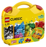 LEGO 10713 Classic Creative Suitcase, Toy Storage, Fun Colourful Building Bricks for Kids