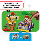 LEGO Super Mario Bowser’s Muscle Car Expansion Set, Collectible Race Kart Toy for 8 Plus Year Old Boys, Girls & Kids with a Bowser Character Figure, Small Gifts for Gamers Who Love Creative Play 71431