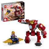 LEGO 76263 Marvel Iron Man Hulkbuster vs. Thanos Playset for Kids Aged 4 Plus, Super Hero Action Based on Avengers: Infinity War, with Buildable Action Figure, Toy Plane and 2 Minifigures