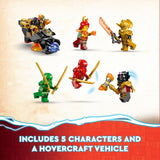 LEGO 71793 NINJAGO Heatwave Transforming Lava Dragon Toy, Dragons Rising Series Set with Mythical Creature Figure, plus Kai & Lloyd Minifigures