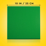 LEGO 11023 Classic Green Baseplate, Square 32x32 Stud Building Base, Build and Display Board