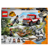 LEGO 76946 Jurassic World Blue and Beta Velociraptor Capture with Truck and 2 Dinosaur Toys For Kids Aged 6 Plus, 2022 Dominion Movie Inspired Set