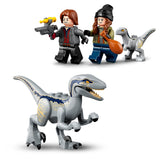 LEGO 76946 Jurassic World Blue and Beta Velociraptor Capture with Truck and 2 Dinosaur Toys For Kids Aged 6 Plus, 2022 Dominion Movie Inspired Set