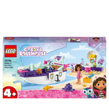 LEGO 10786 Gabby's Dollhouse Gabby & MerCat's Ship & Spa Boat Toy with Beauty Salon, Figures and Accessories, Playset for Girls, Boys, Kids 4 Plus Years Old (Pre-Order Now)