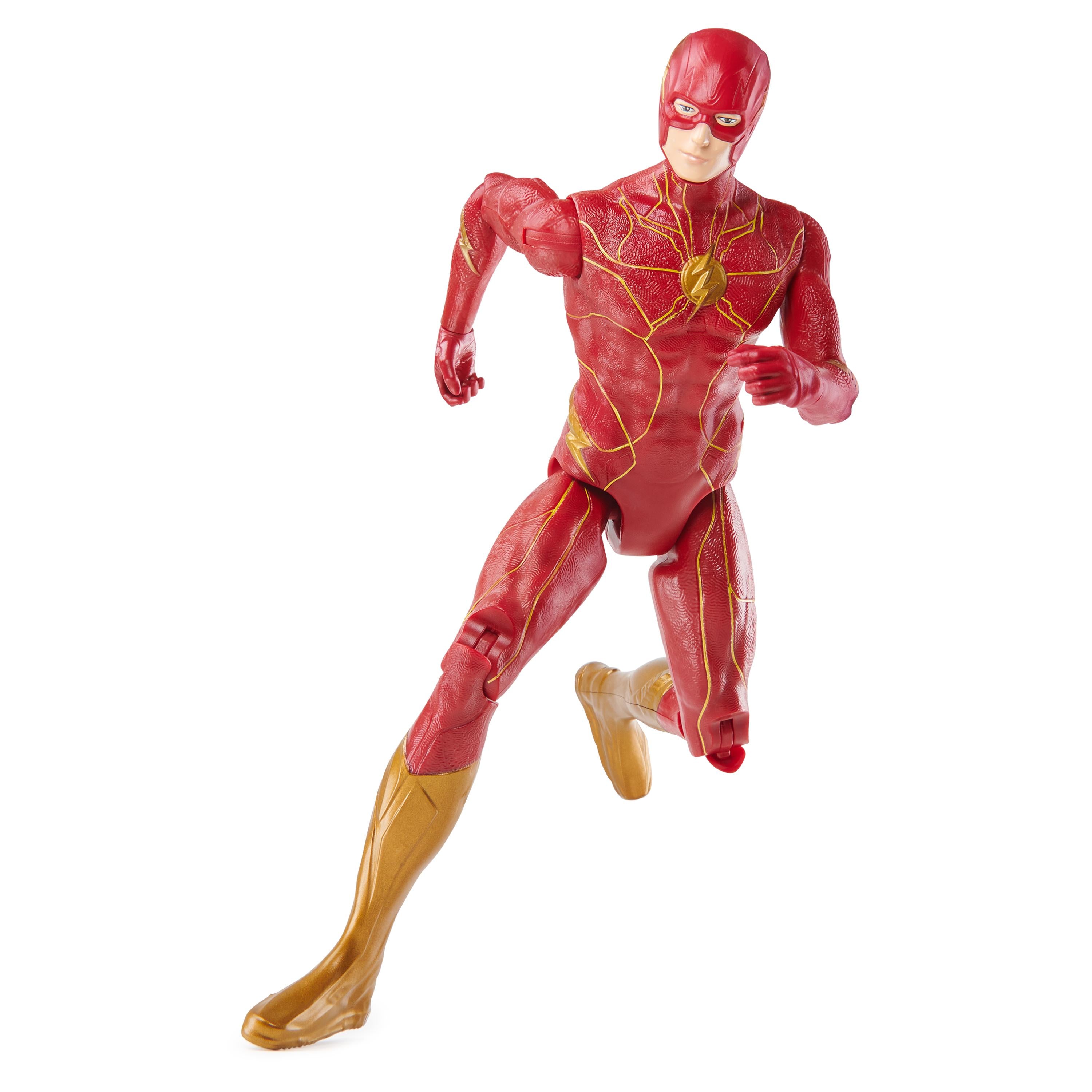 DC Comics, The Flash Action Figure, 12-inch The Flash Movie Collectible,  Kids Toys for Boys and Girls Ages 3 and up