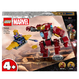 LEGO 76263 Marvel Iron Man Hulkbuster vs. Thanos Playset for Kids Aged 4 Plus, Super Hero Action Based on Avengers: Infinity War, with Buildable Action Figure, Toy Plane and 2 Minifigures