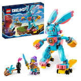 LEGO 71453 DREAMZzz Izzie and Bunchu the Bunny Set, Buildable Toy Rabbit Figure with Roller Skates, Build in 2 Ways for Imaginative Play Based on the TV Show, Animal Toys for Kids, Boys, Girls Aged 7+