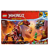 LEGO 71793 NINJAGO Heatwave Transforming Lava Dragon Toy, Dragons Rising Series Set with Mythical Creature Figure, plus Kai & Lloyd Minifigures