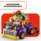 LEGO Super Mario Bowser’s Muscle Car Expansion Set, Collectible Race Kart Toy for 8 Plus Year Old Boys, Girls & Kids with a Bowser Character Figure, Small Gifts for Gamers Who Love Creative Play 71431